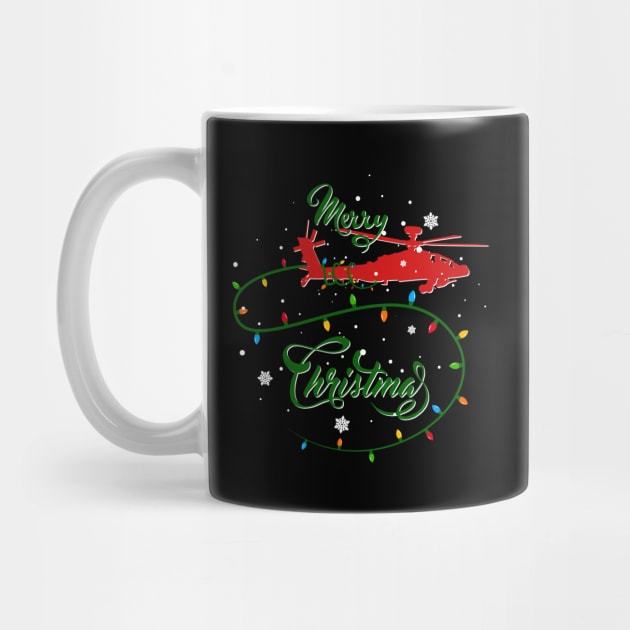 Gun Pilot - AH-64 Apache Merry Christmas by Aviation Designs